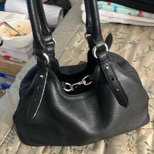 Cole Haan Black Leather Shoulder Bag